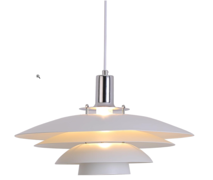 Lámpara colgante de techo estilo Mid Century de 38cm de diámetro - Imagen 2