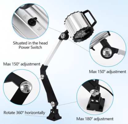 Luz LED para Máquina 24V de 34 Pulgadas – Impermeable IP65 y Ultra Resistente 💡🔧 - Imagen 7