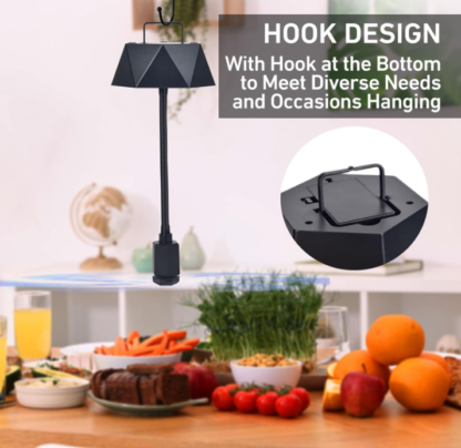 Ventilador Giratorio Repelente de Moscas para Mesa – Ideal para Picnic, Cocina y Restaurantes 🐝🍽️ - Imagen 6