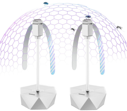 Set de 2 ventiladores para ahuyentar moscas / zancudos