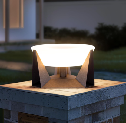 Lámpara LED de Exterior para Poste, Pilar o Columna – IP65, 3000K, Estilo Moderno
