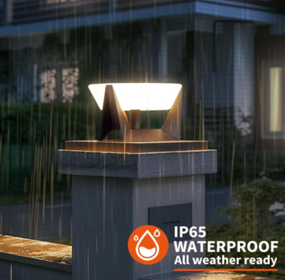 Lámpara LED de Exterior para Poste, Pilar o Columna – IP65, 3000K, Estilo Moderno - Imagen 3
