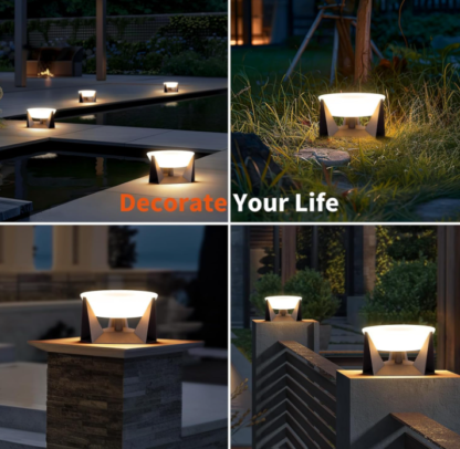 Lámpara LED de Exterior para Poste, Pilar o Columna – IP65, 3000K, Estilo Moderno - Imagen 6