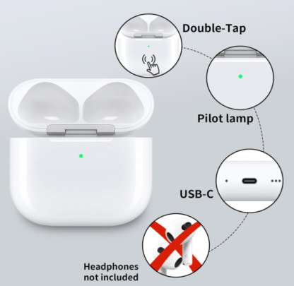 Funda de Carga para AirPods 4ª Generación – Recargable, Inalámbrica y con Emparejamiento Bluetooth Rápido 🎧⚡📲 - Imagen 6