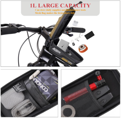 Bolsa Soporte para Teléfono en Bicicleta – Impermeable, Antigolpes y con Gran Capacidad 🚴‍♂️📱💦 - Imagen 4
