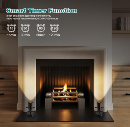 Set de 2 Focos Inalámbricos para Interior con Control Remoto – Luz LED Recargable Ajustable - Imagen 5