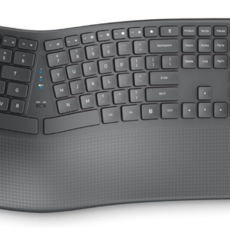 Teclado inalámbrico ergonómico con reposamuñecas