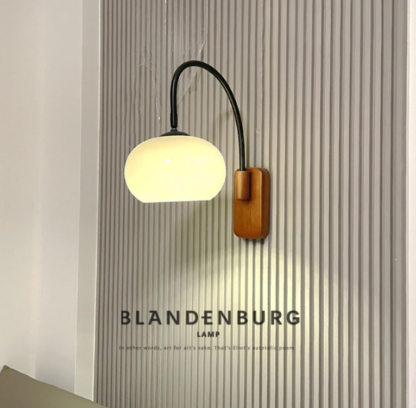 Aplique de Pared Moderno con Pantalla de Vidrio Blanco Lechoso – Estilo Vintage Industrial para Dormitorio y Sala ✨🏡🔆 - Imagen 3