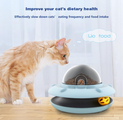 Dispensador de Comida Interactivo para Gatos 🛸🐾 – Juguete y Alimentador Inteligente en Uno - Imagen 5