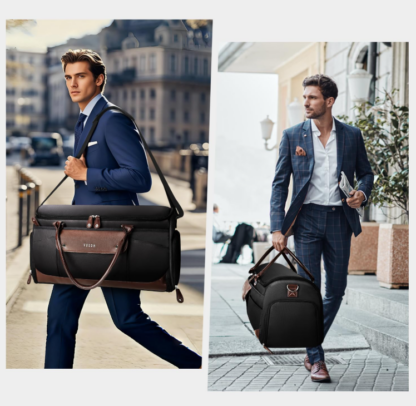 🎩 Maleta de Viaje 2 en 1 con Compartimento para Trajes 🧳✨ - Imagen 2