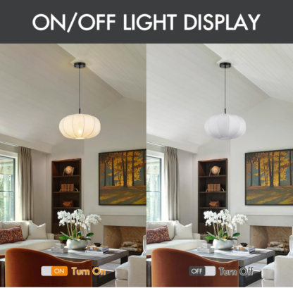 Lámpara Colgante Moderna de 40 cm con Pantalla de Tela Elástica – Altura Ajustable para Comedor, Cocina, Sala y Recibidor 💡✨ - Imagen 6