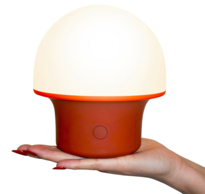 Lámpara de Mesa LED Recargable Color Rojo - Modelo Portobello con Luz Regulable para Dormitorio, Sala u Oficina 🌟✨ - Imagen 8