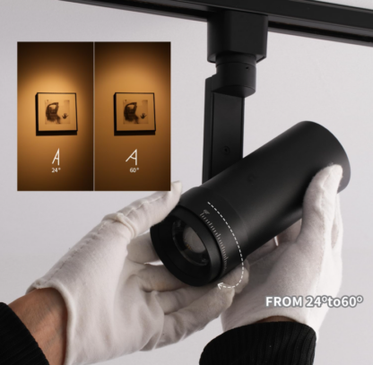 Set de 6 Focos LED de Riel H-Type, 5 Colores Ajustables y Ángulo de Iluminación Variable 💡✨ - Imagen 5