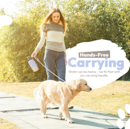 Termo de Acero Inoxidable de 950 ml con 2 Tazones Desmontables para Perros 🐶🚶‍♂️ - Imagen 5