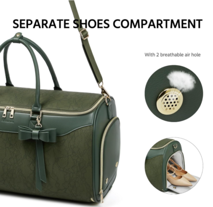 Maleta de Viaje Convertible 3 en 1 con Compartimento para Zapatos y Estuche para Artículos de Higiene - 45L ✈️👗 - Imagen 4