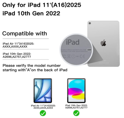 Funda con Teclado Retroiluminado para iPad 11ª/10ª Generación – con Trackpad y Soporte Magnético - Imagen 2