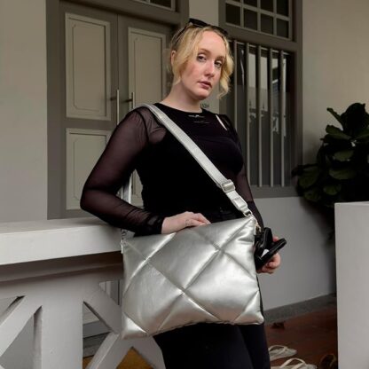 Bolso cruzado acolchonado de 14 pulgadas
