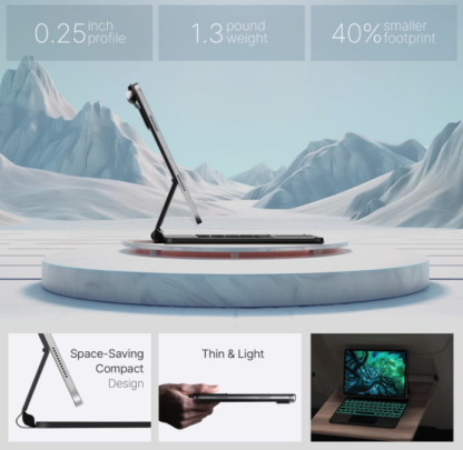 Estuche / funda para iPad 10 generacion con teclado y trackpad - Imagen 5