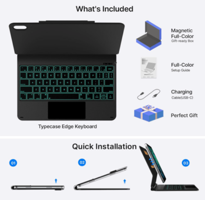 Estuche / funda para iPad 10 generacion con teclado y trackpad - Imagen 6