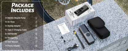 Inflador Eléctrico Portátil para Bicicleta 150 PSI con Manómetro Digital 🚲⚡️ - Imagen 8