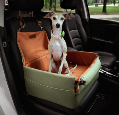Asiento de automóvil para perros pequeños con cojín grueso y diseño impermeable 🐶✨ - Imagen 2