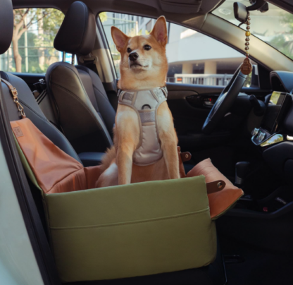 Asiento de automóvil para perros pequeños con cojín grueso y diseño impermeable 🐶✨ - Imagen 7