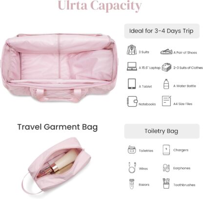 Bolso de Viaje Convertible 2 en 1 para Trajes y Artículos Personales 50L 🌟🧳 - Imagen 3