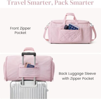 Bolso de Viaje Convertible 2 en 1 para Trajes y Artículos Personales 50L 🌟🧳 - Imagen 5