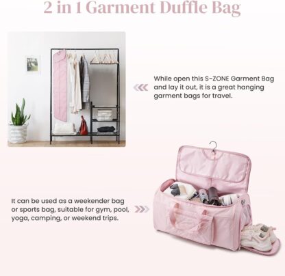 Bolso de Viaje Convertible 2 en 1 para Trajes y Artículos Personales 50L 🌟🧳 - Imagen 7