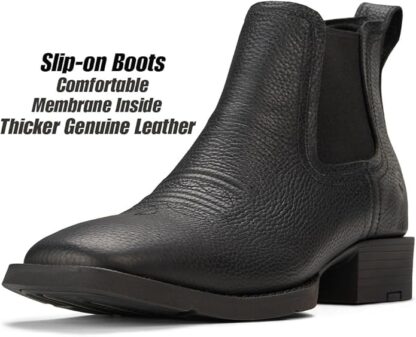 Botas Chelsea de Cuero Genuino Talla 9.5 US (43 EU) – Antideslizantes, Cómodas y Resistentes 💥👢 - Imagen 5