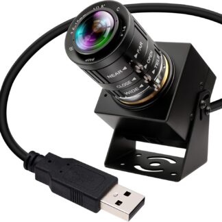 Cámara USB 5MP con Global Shutter y Zoom Manual 3X para Captura Rápida 🎥🔍