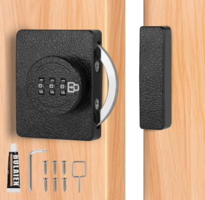 Cerradura de Combinación para Gabinetes y Cajones – 2 Piezas con Código de 3 Dígitos 🔒🛠️🧒