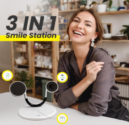 Estación de Carga 3 en 1 con MagSafe para iPhone, Apple Watch y AirPods 🔋⚡📱 - Imagen 6