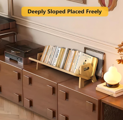 Estante de Escritorio de Madera Maciza para Libros 📚✨ - Imagen 5