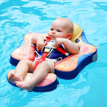 Flotador de Piscina para Bebé Mambobaby con Capota y Espuma Sólida ☀️👶 - Imagen 3