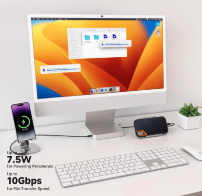 Hub USB C para iMac de 24 pulgadas con HDMI 4K, SSD 4TB y Ethernet 2.5GbE 🚀🖥️✨ - Imagen 4