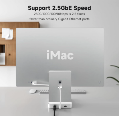 Hub USB C para iMac de 24 pulgadas con HDMI 4K, SSD 4TB y Ethernet 2.5GbE 🚀🖥️✨ - Imagen 6