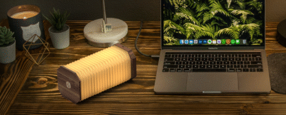 Lámpara Vertical de Papel Plegable con Asa 🌟 Luz Cálida Recargable y Altura Ajustable - Imagen 8