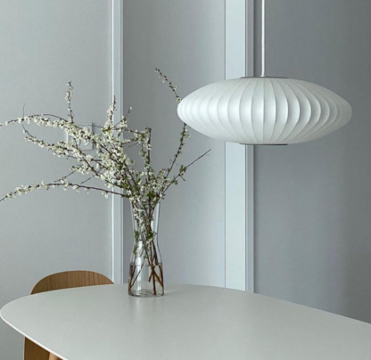 Lámpara Colgante de Tela de 50 cm Estilo Japonés Moderno para Comedor o Sala 🏮✨ - Imagen 4