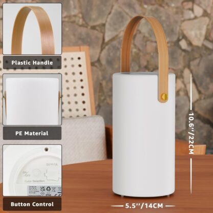 Lámpara de Mesa Solar y Recargable Portátil para Exteriores 🌞🎉 - Imagen 4