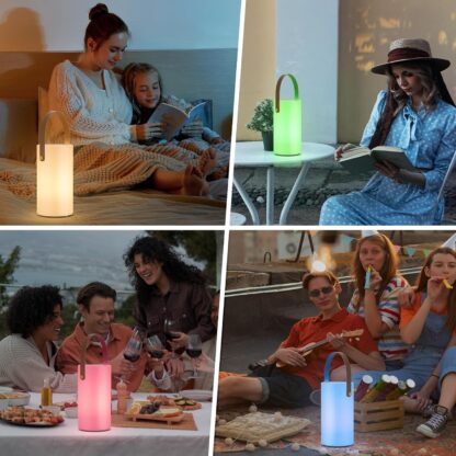 Lámpara de Mesa Solar y Recargable Portátil para Exteriores 🌞🎉 - Imagen 7