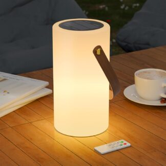 Lámpara de Mesa Solar y Recargable Portátil para Exteriores 🌞🎉