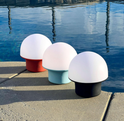 Lámpara LED Recargable de 16.8 cm tipo Hongo para Mesa o Buró 🌈💡 - Imagen 2