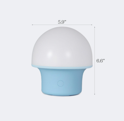Lámpara LED Recargable de 16.8 cm tipo Hongo para Mesa o Buró 🌈💡 - Imagen 6