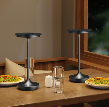 Lámpara de Mesa LED Recargable de 13 cm – Portátil, Inalámbrica, con Batería de 6000mAh, 3 Tonos de Luz y Memoria 🌟🌿 - Imagen 4