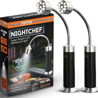 Luz LED Magnética para Parrilla y Cocina con Cuello Flexible de 21 cm y 9 LEDs Ultra Brillantes 🌟🔥