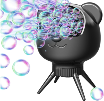 Máquina de Burbujas Automática 500ML con Rotación 180° y Batería Recargable