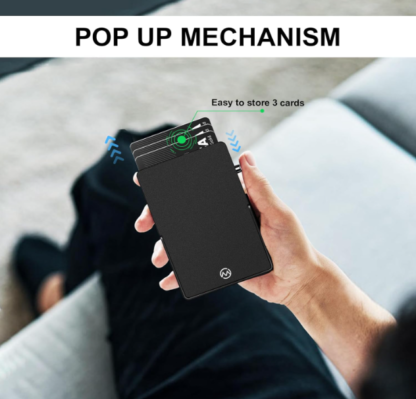 Porta Tarjetas Metálico Magnético con Soporte Ajustable para iPhone 12 a 16 📱💳✨ - Imagen 3