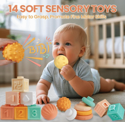 Set de Juguetes Montessori de Madera para Bebé de 1 Año – Juguetes Musicales, Sensoriales y Educativos 🎵🧩👶 - Imagen 3