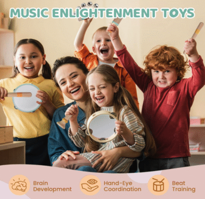 Set de Juguetes Montessori de Madera para Bebé de 1 Año – Juguetes Musicales, Sensoriales y Educativos 🎵🧩👶 - Imagen 5